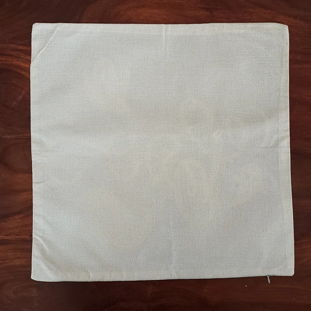 Halloween Pillow Cover • Ghosts Boo Black Off‑White • 18x18 • Linen Look NWOT